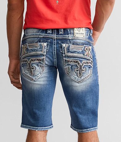Rock Revival Rhett Stretch Short back view