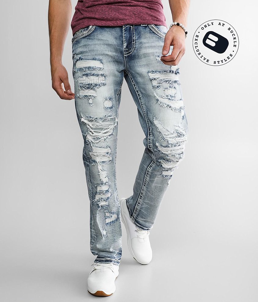 Rock Revival Eithan Straight Stretch Jean front view