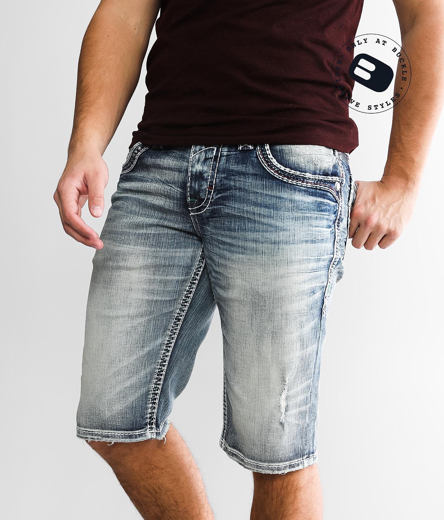 black denim shorts mens