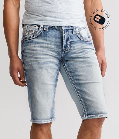 Rock Revival Asher Stretch Short front view