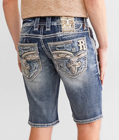 Rock Revival Bradlee 12&quot; Stretch Short back view