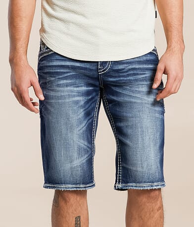 Rock Revival Kenton 14" Stretch Short front view