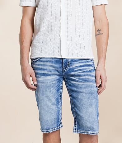 Rock Revival Delcan 14" Stretch Short front view
