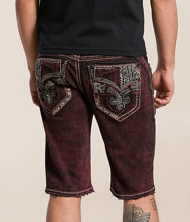 Rock Revival Prackel 14&quot; Stretch Short back view