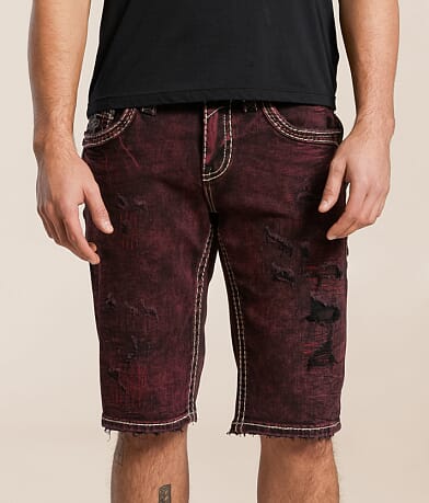Rock Revival Prackel 14" Stretch Short front view