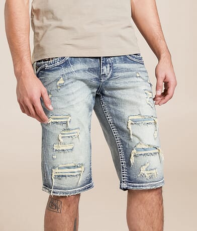 Rock Revival Heben 14" Stretch Short front view