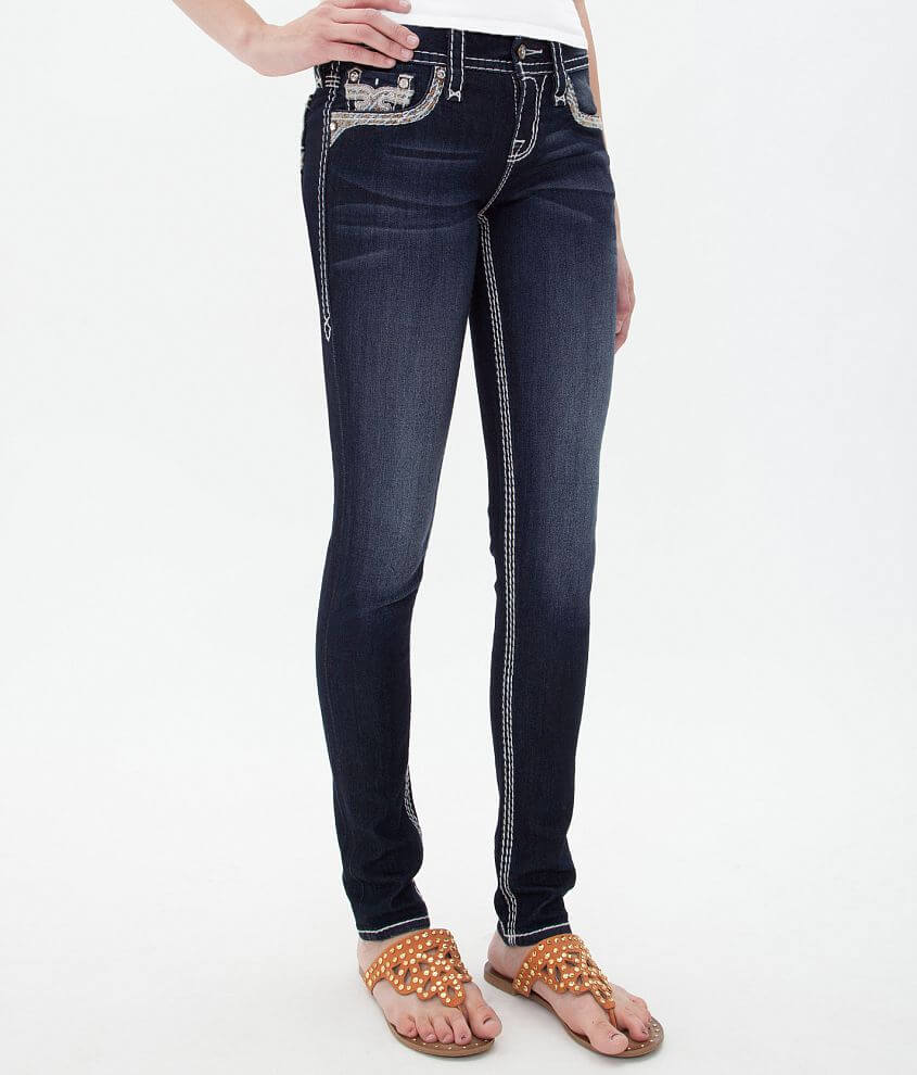 Rock Revival Janelle Mid-Rise Skinny Stretch Jean front view