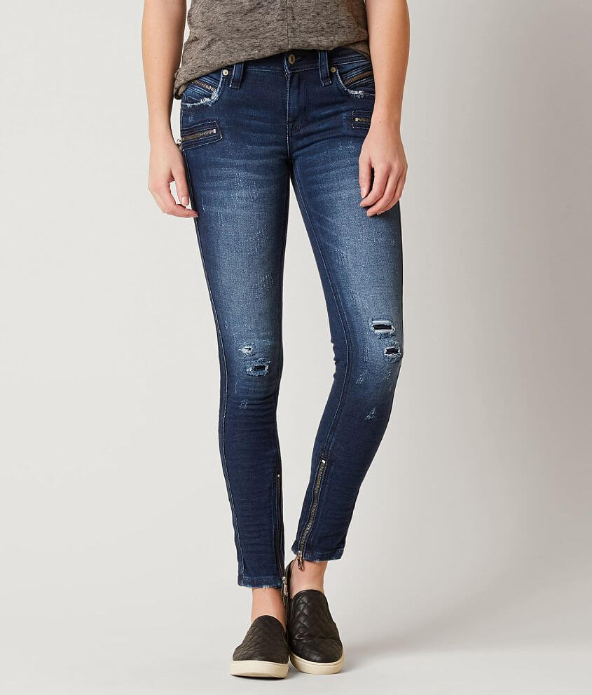 Rock Revival Moto Camille Skinny Stretch Jean front view