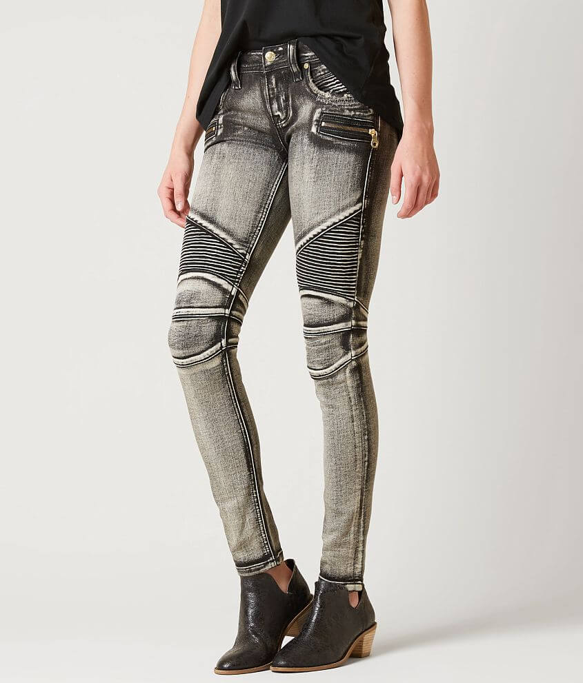 Rock Revival Gaby Moto Skinny Stretch Jean front view