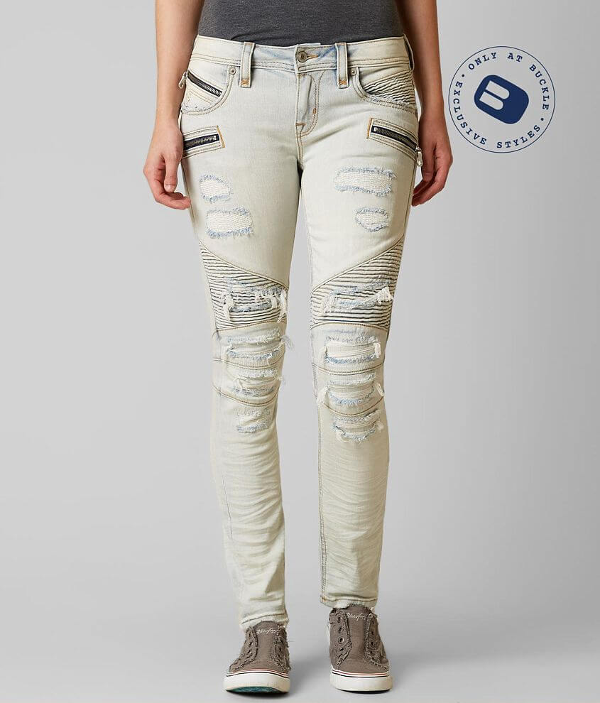 Rock Revival Gaby Moto Skinny Stretch Jean front view