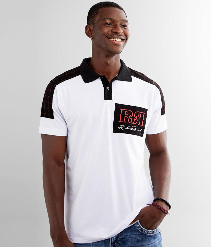 Rock Revival Erick Stretch Polo front view