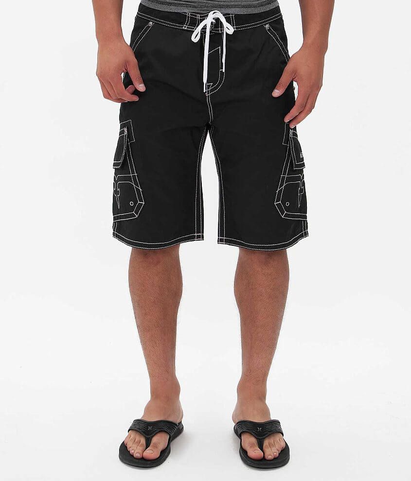 Rock Revival Embroidered Boardshort front view