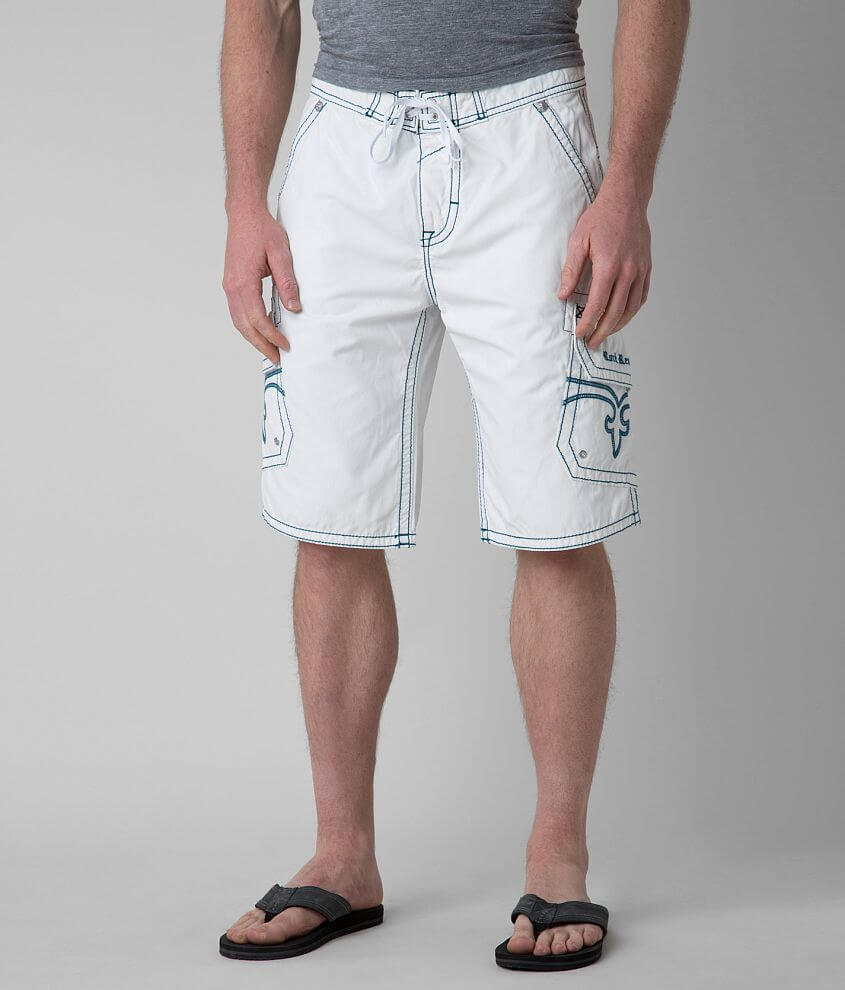 Rock Revival Solid Stretch Boardshort front view