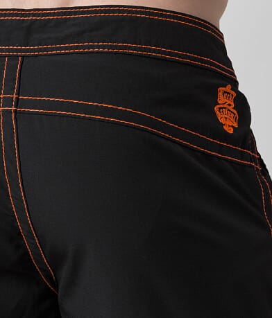 Rock Revival Solid Stretch Boardshort back detail view