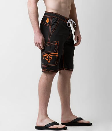 Rock Revival Solid Stretch Boardshort full right side view