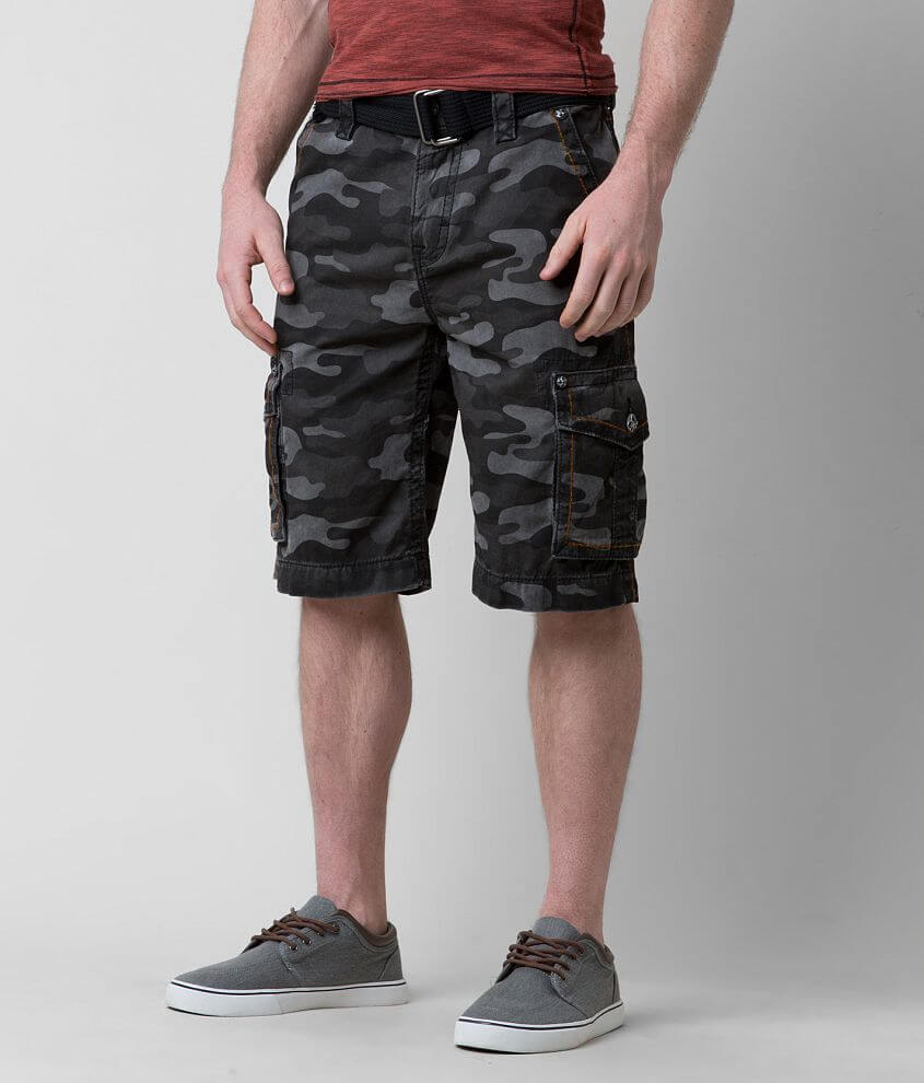 Rock Revival Classic Camo Cargo Short front view