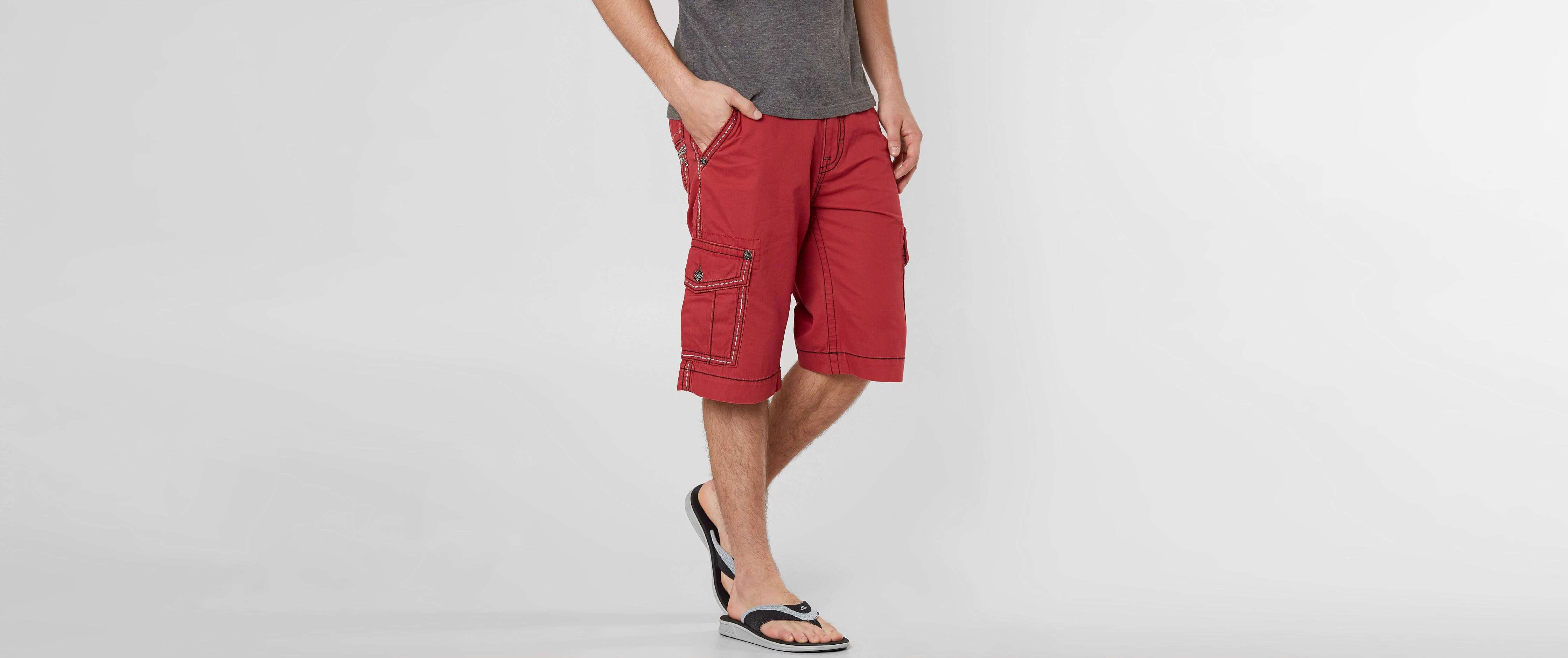 buckle men's rock revival shorts