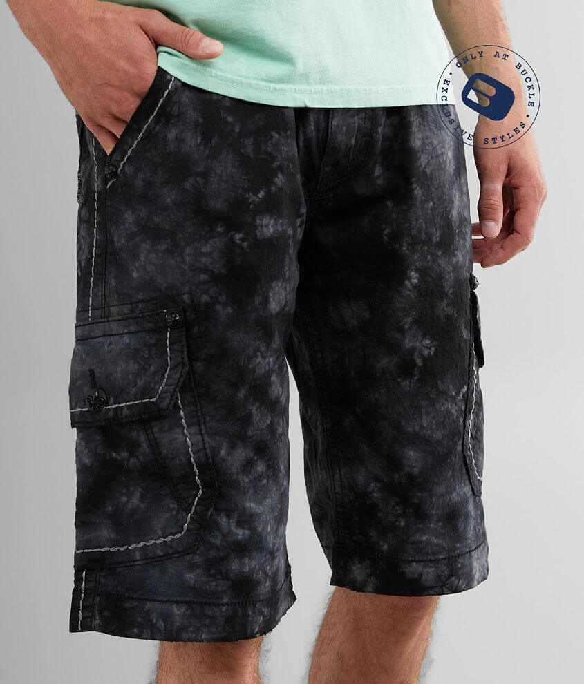 Tie dye cheap cargo shorts