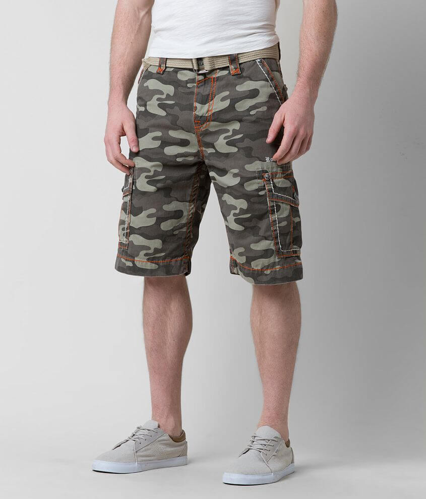 Rock Revival Classic Camo Cargo Short - Men's Shorts in Khaki Camo