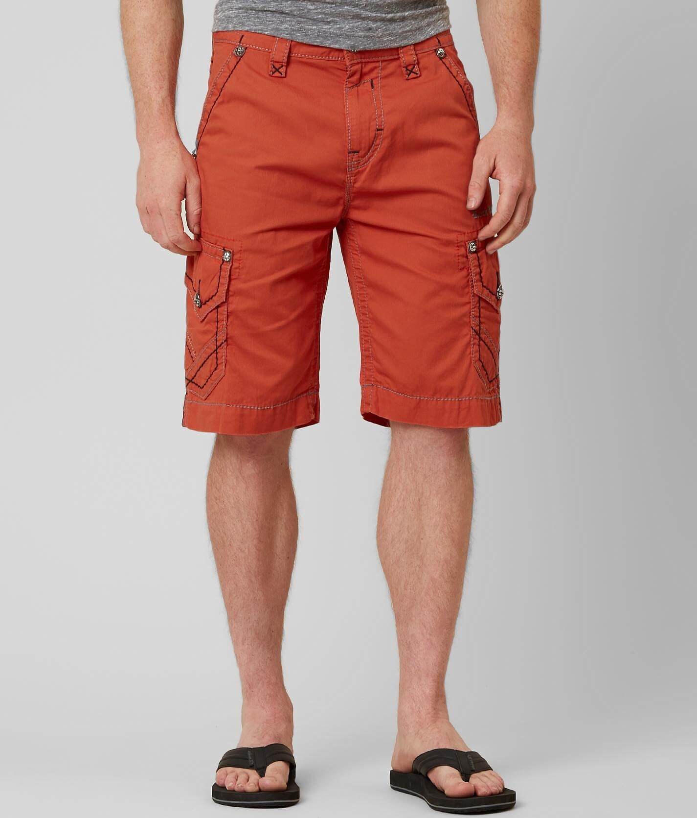 buckle men's rock revival shorts