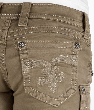 Rock Revival Copper Stretch Short BACK_POCKET