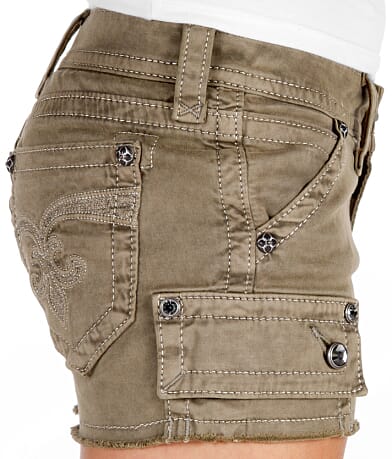 Rock Revival Copper Stretch Short RIGHT_DETAIL
