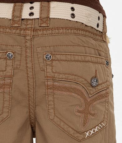 Rock Revival Classic Cargo Short back pocket view