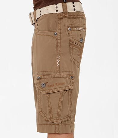 Rock Revival Classic Cargo Short left detail view