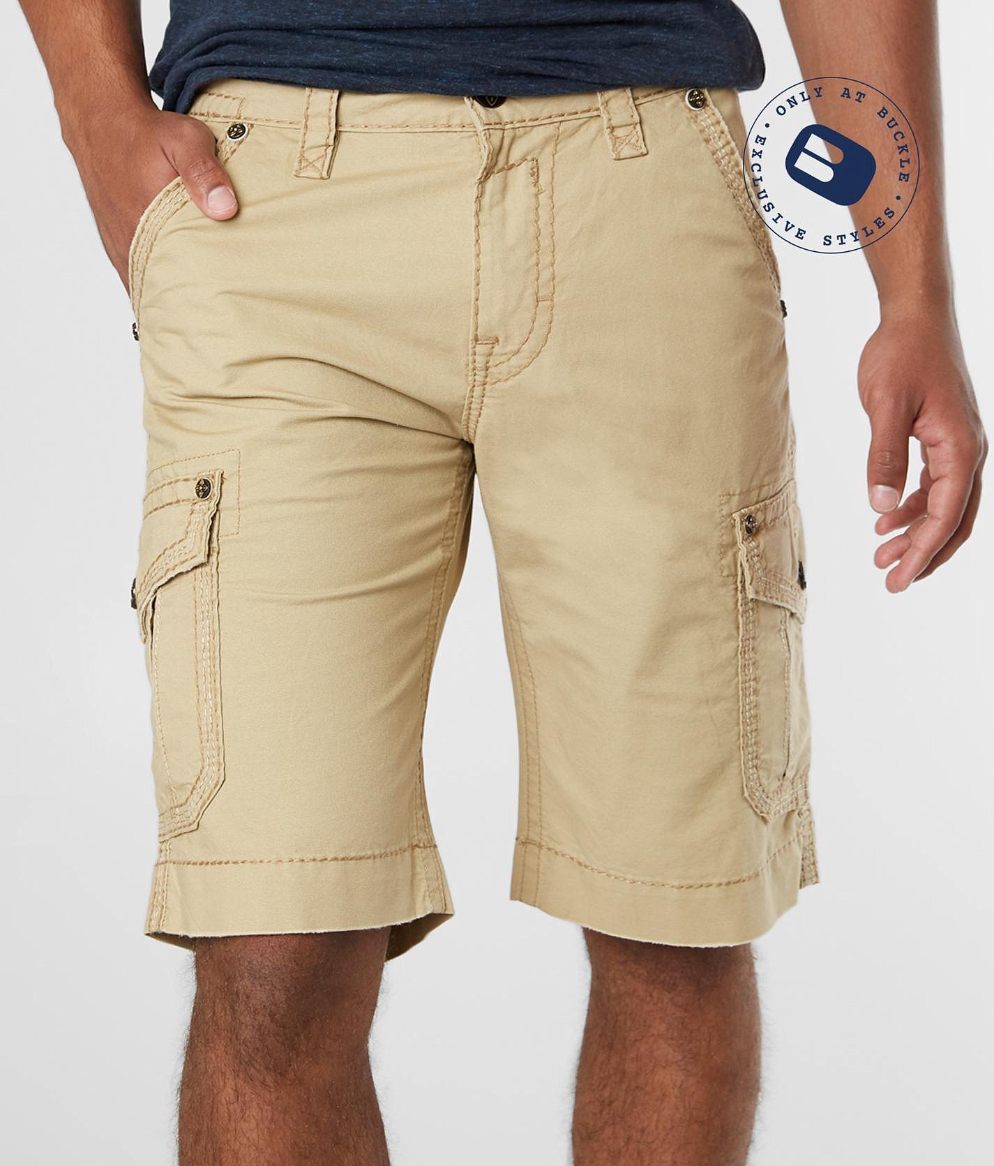 buckle men's rock revival shorts