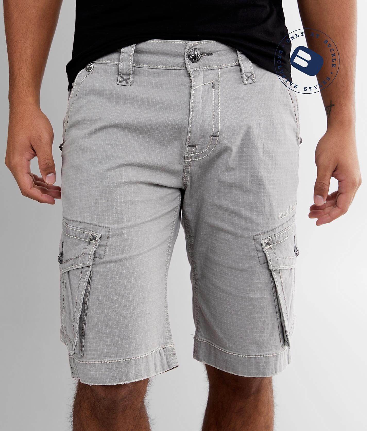 buckle men's rock revival shorts