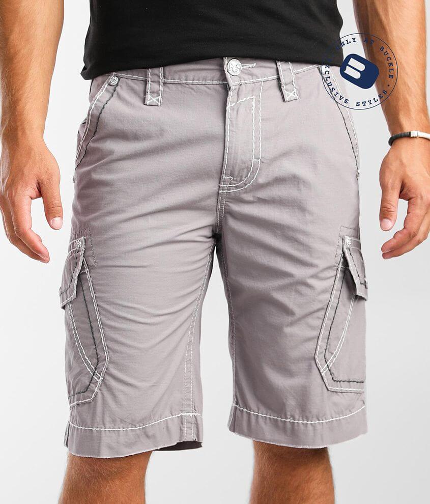 Rock Revival Classic Cargo Short - Men's Shorts in Grey | Buckle