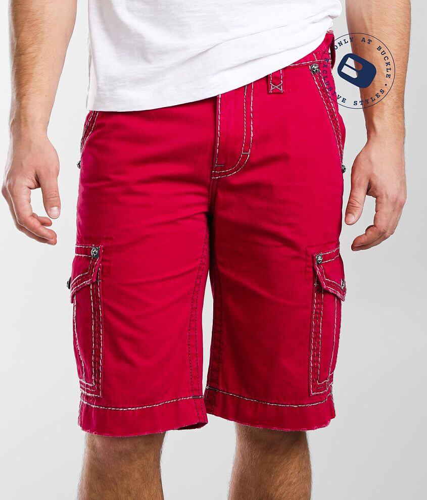 Rock Revival Classic Cargo Short - Men's Shorts in Red | Buckle