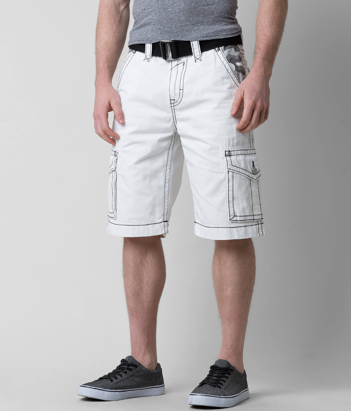 buckle men's rock revival shorts