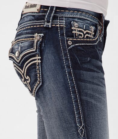 Rock Revival Clover Boot Stretch Jean right detail view