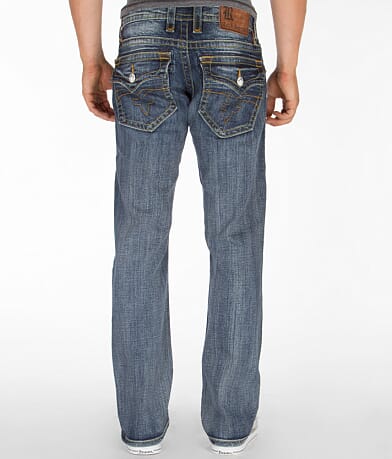 Rock Revival Evan Alt Straight Jean back view