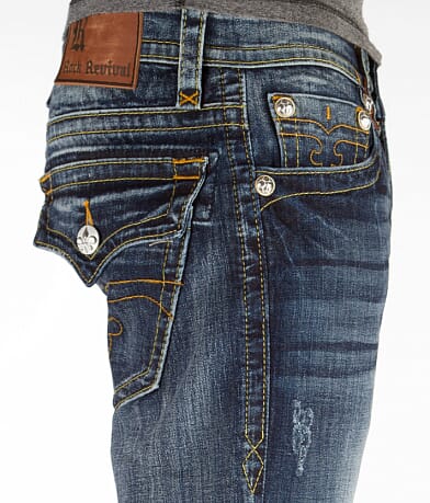 Rock Revival Evan Alt Straight Jean right detail view