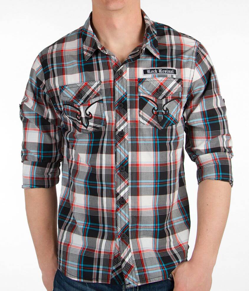 Rock revival button down hot sale shirts