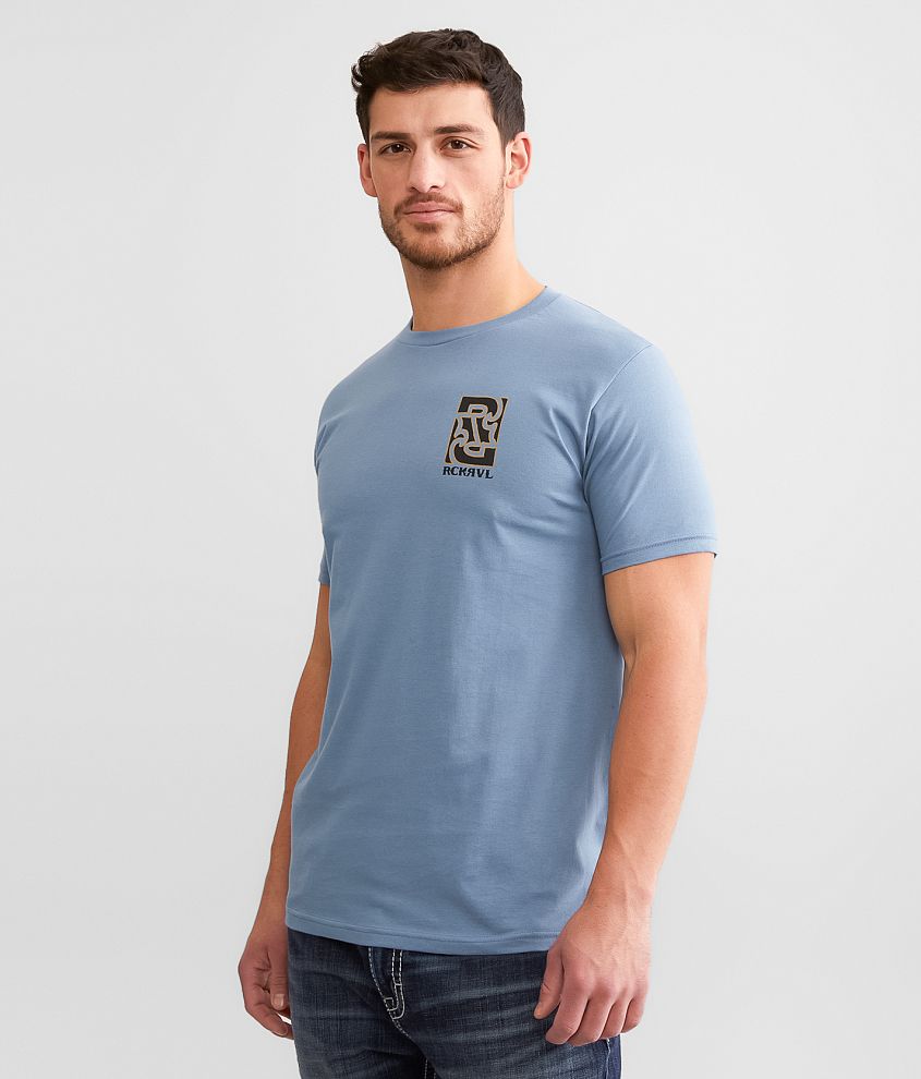 Rock Revival Drumm T-Shirt - Men's T-Shirts in Blue | Buckle