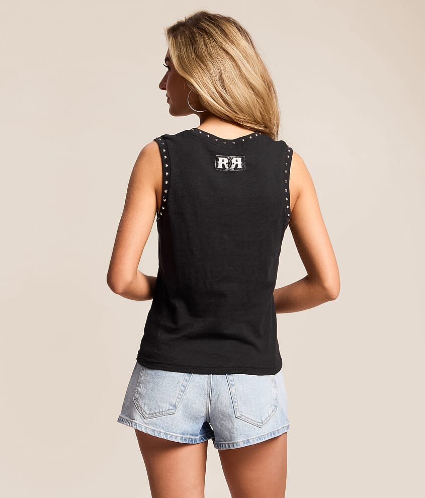 Studded Rock Muscle Tank Top