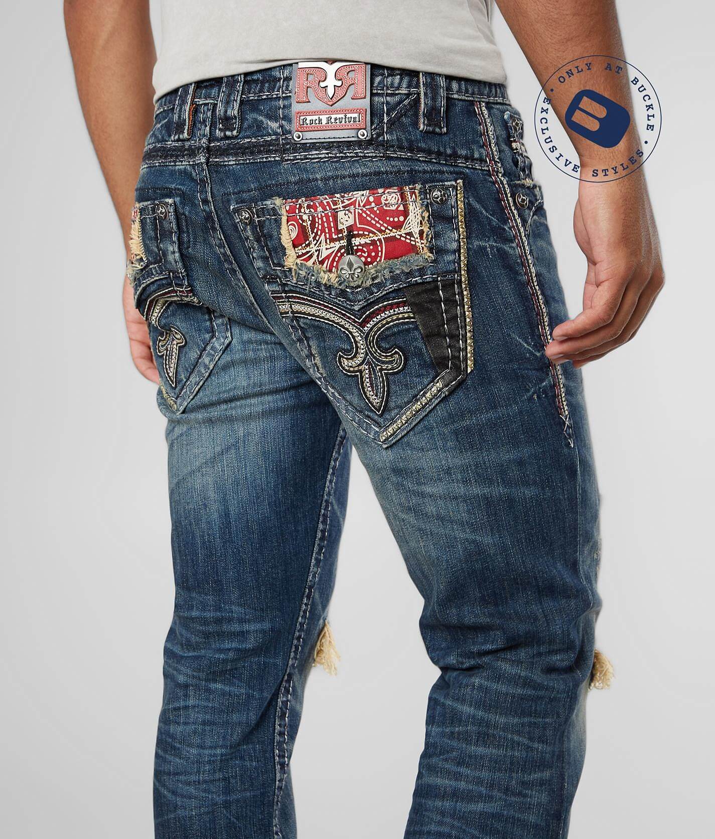 rock revival jeans mens buckle