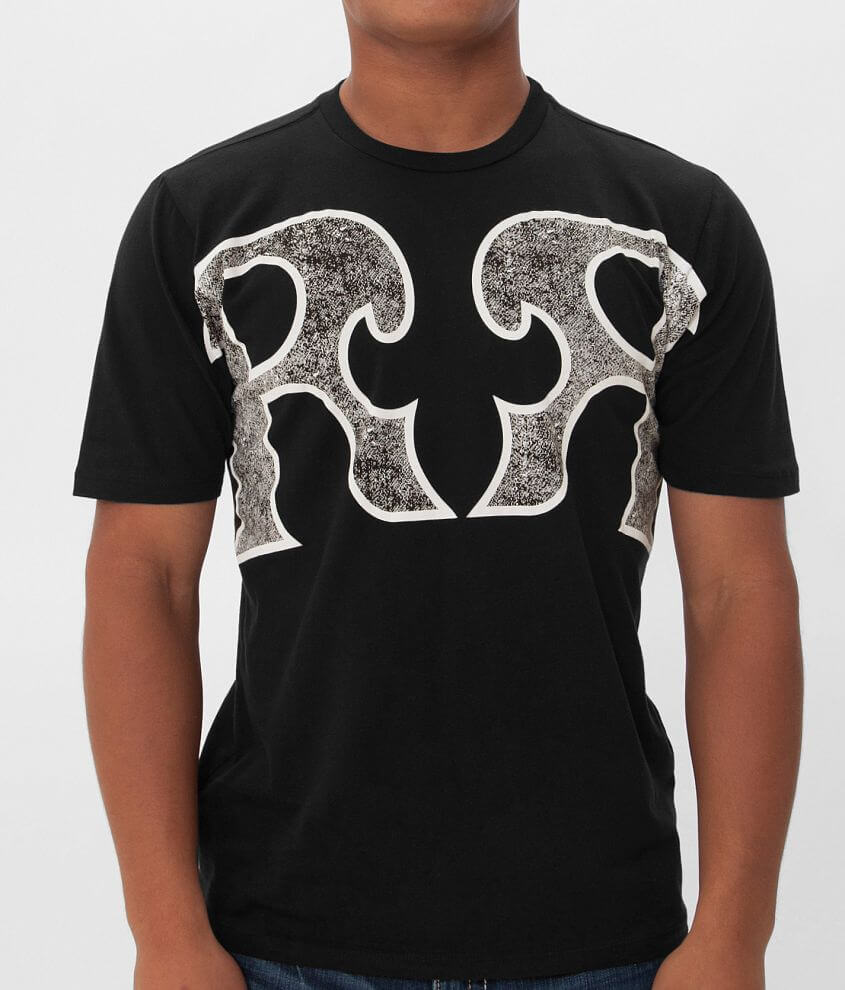 Rock Revival Double R T-Shirt - Men's T-Shirts in Black | Buckle