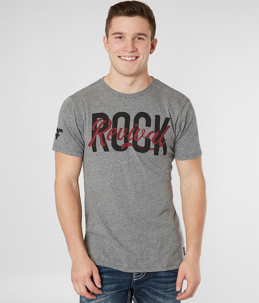 Rock Revival Micah T-Shirt - Men's T-Shirts in Heather Grey | Buckle