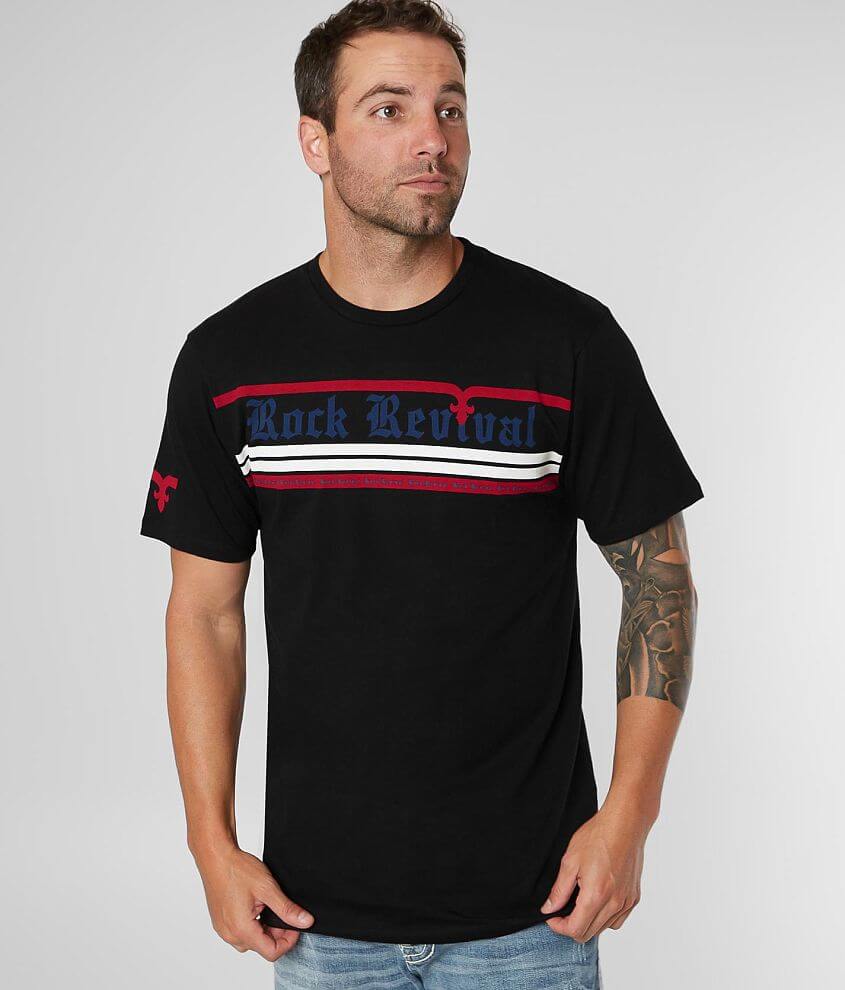 Rock Revival Emmett T-Shirt - Men's T-Shirts in Black | Buckle