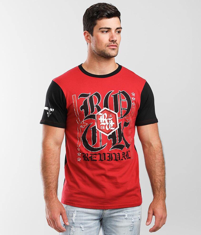 Rock Revival Jones T-Shirt - Men's T-Shirts in Red | Buckle