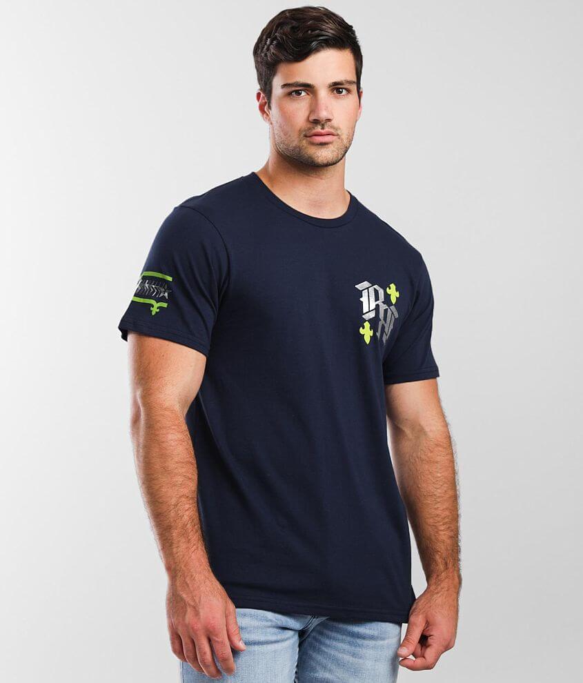 Rock Revival Finch T-Shirt - Men's T-Shirts in Navy | Buckle