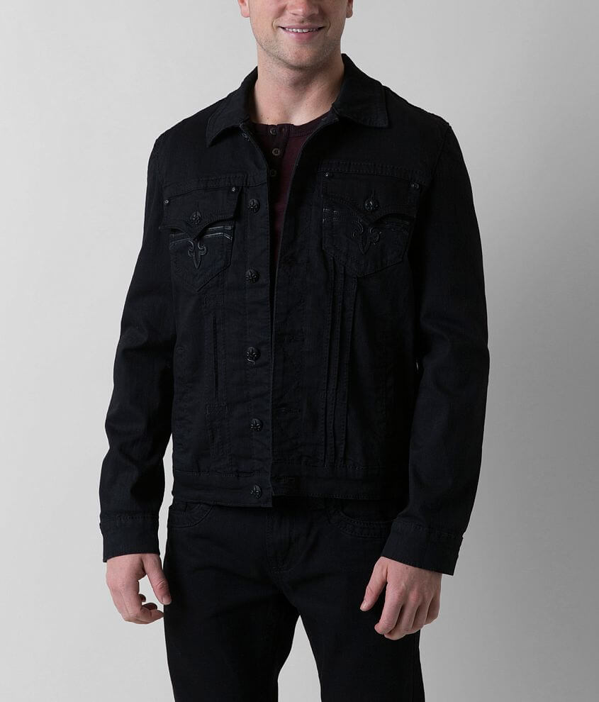 Rock Revival Luciano Denim Stretch Jacket front view