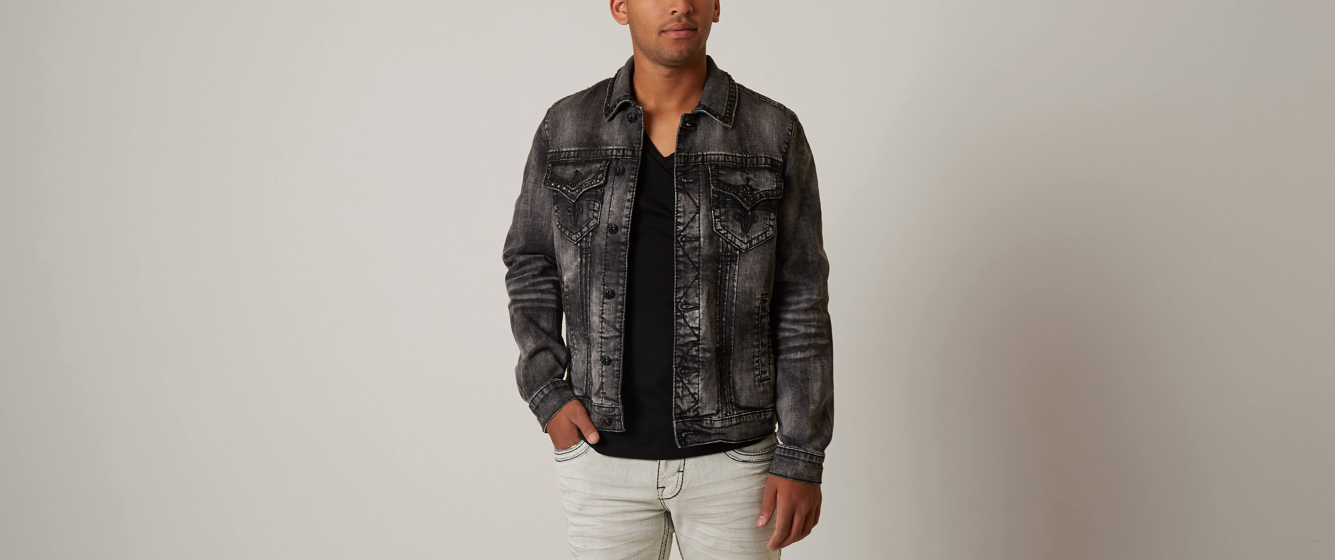 rock revival jean jacket