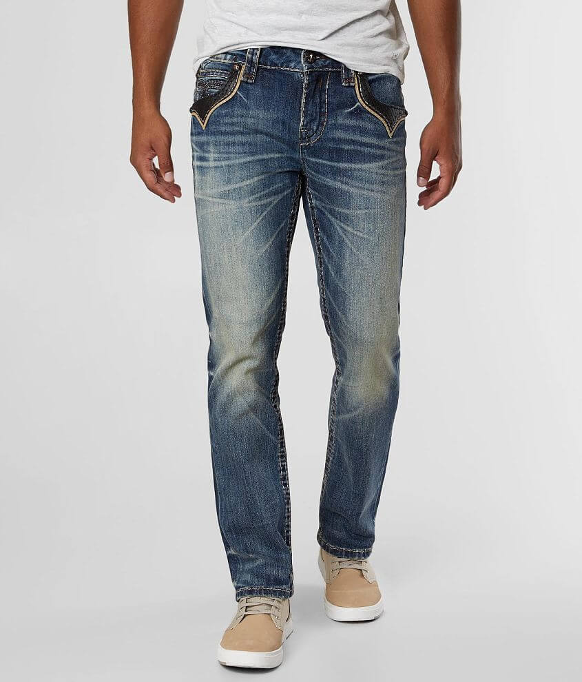 Rock Revival Rancher Straight Stretch Jean front view