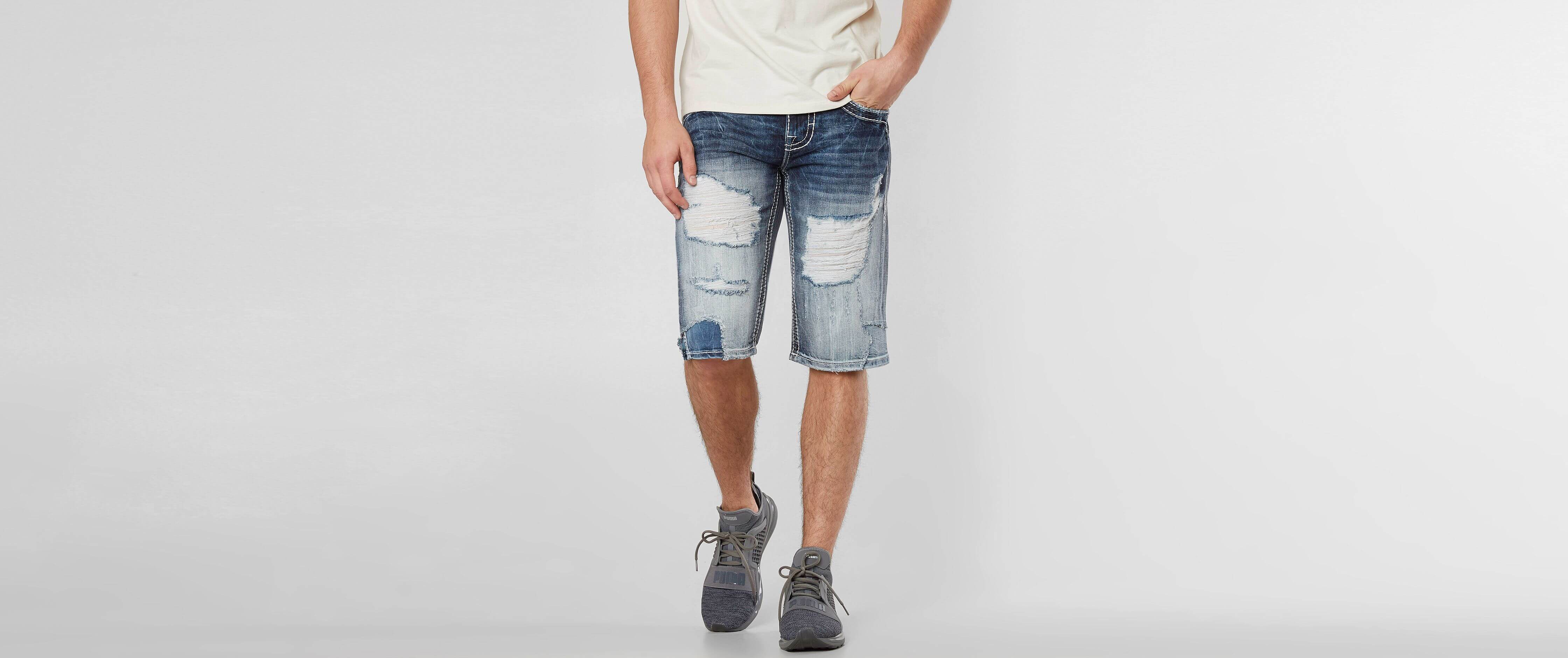 rock revival jean shorts mens