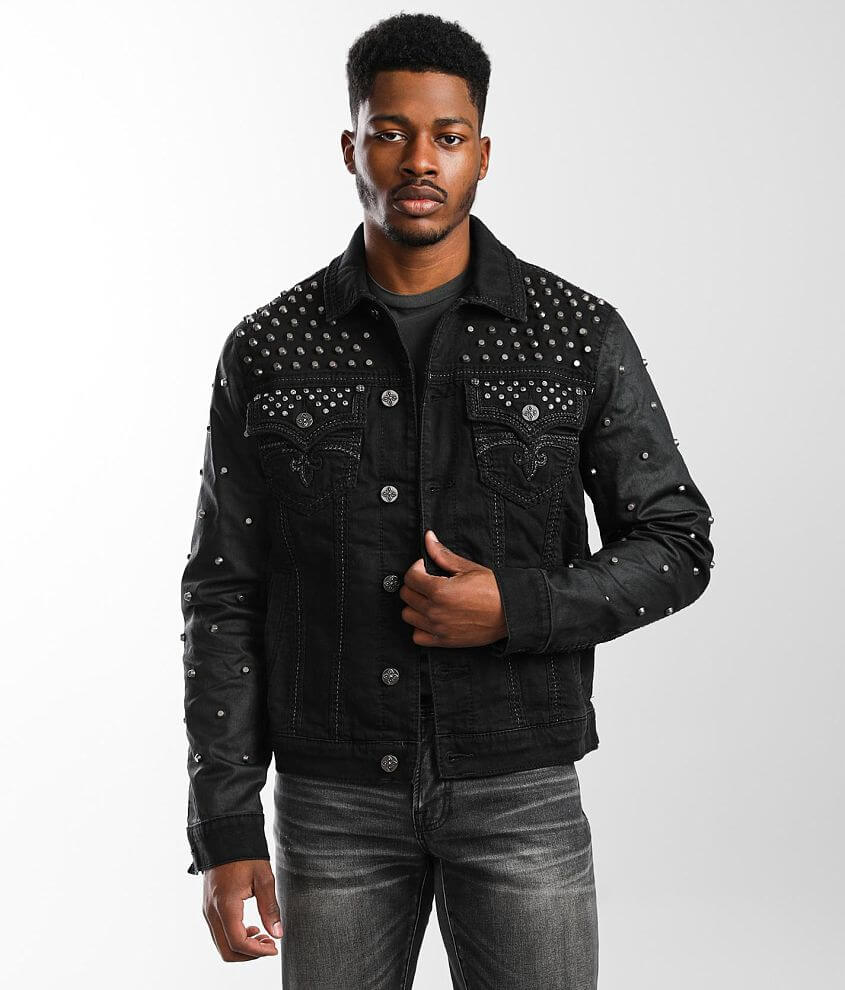 Rock revival mens hot sale jean jacket